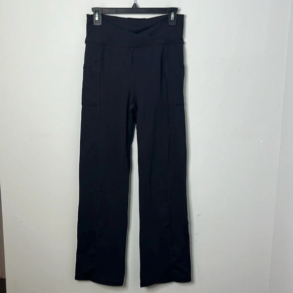 Free People Movement Black Shanti Straight Leg Leggings - Picture 2 of 10